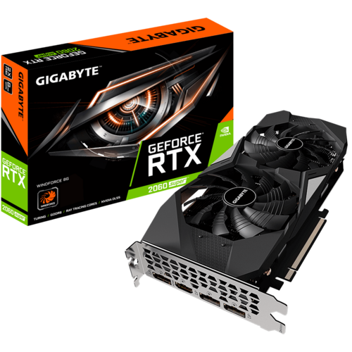 GeForce® RTX 2060 SUPER™ WINDFORCE 8G (rev. 2.0) - Grafische Kaart