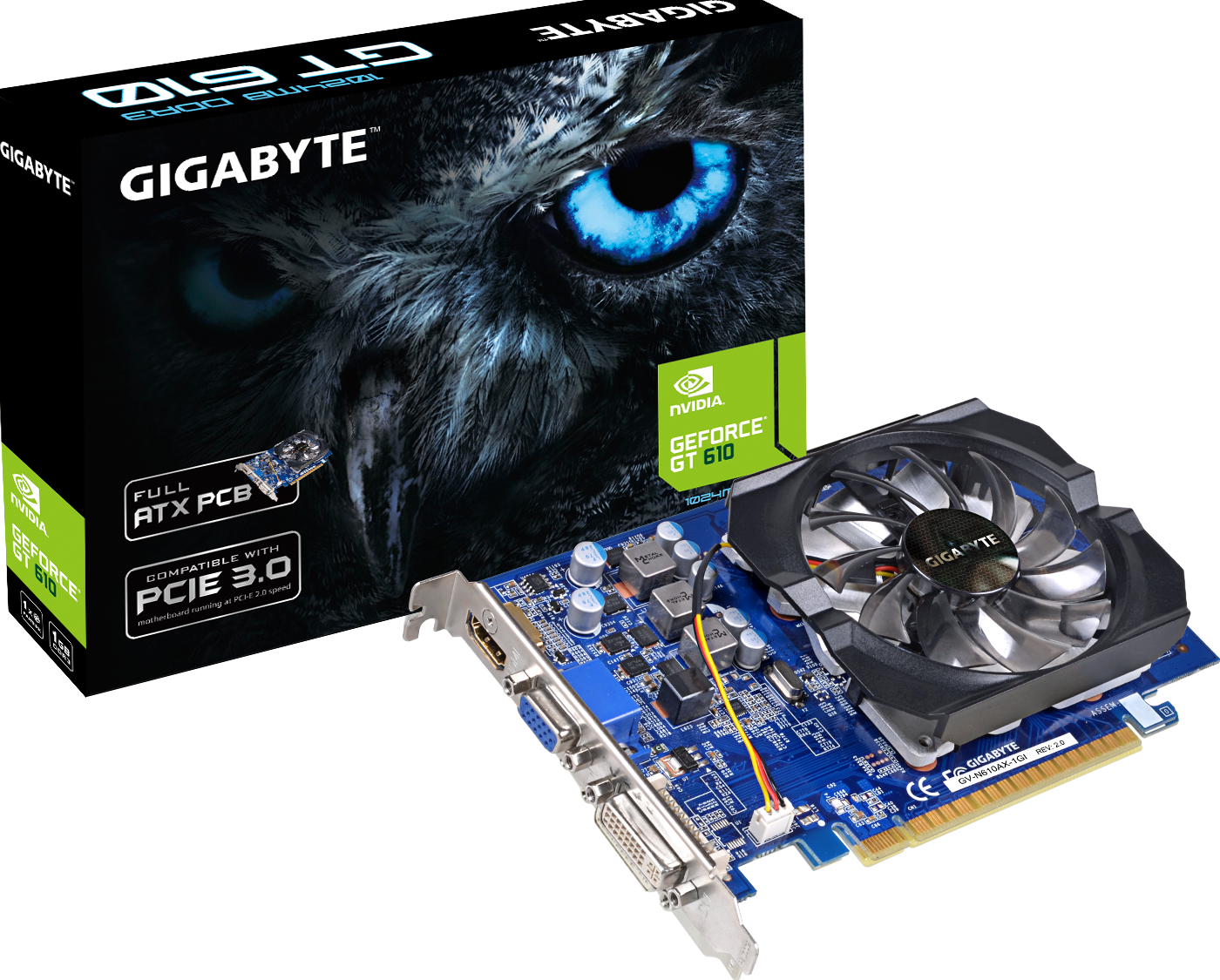 グラフィックスカード - GV-N610AX-1GI