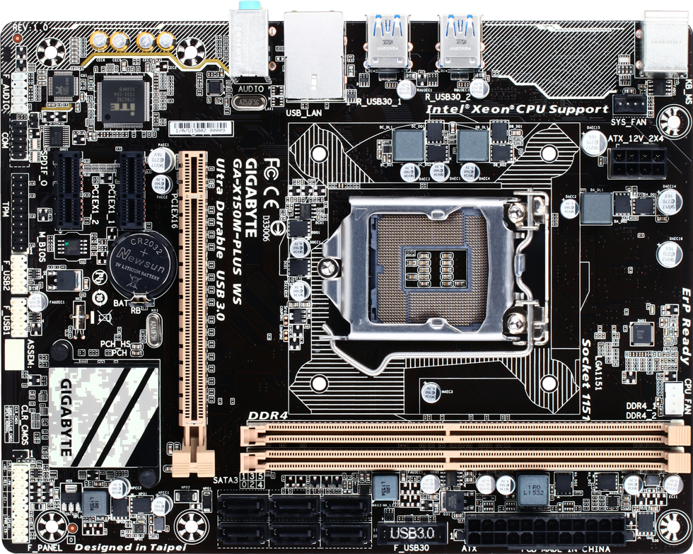 Motherboard - GA-X150M-PLUS WS