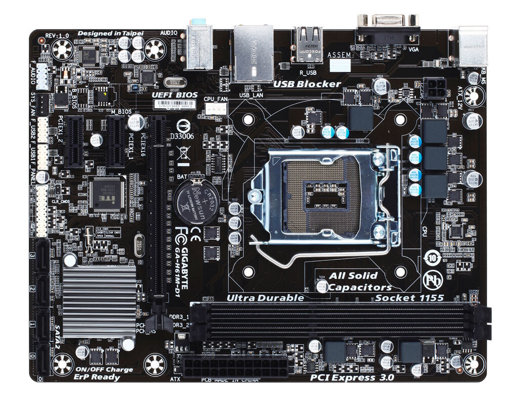 GA-H61M-D1｜GIGABYTE