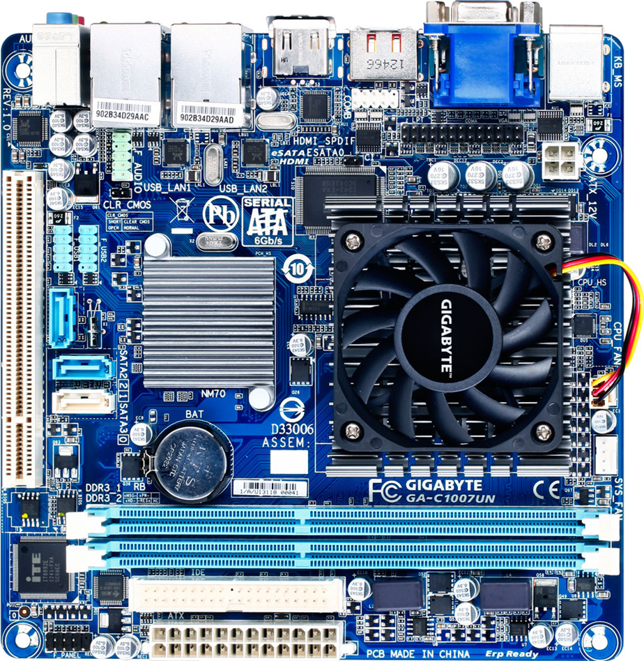 GA-C1007UN (Rev. 1.0) Motherboard - GIGABYTE Global