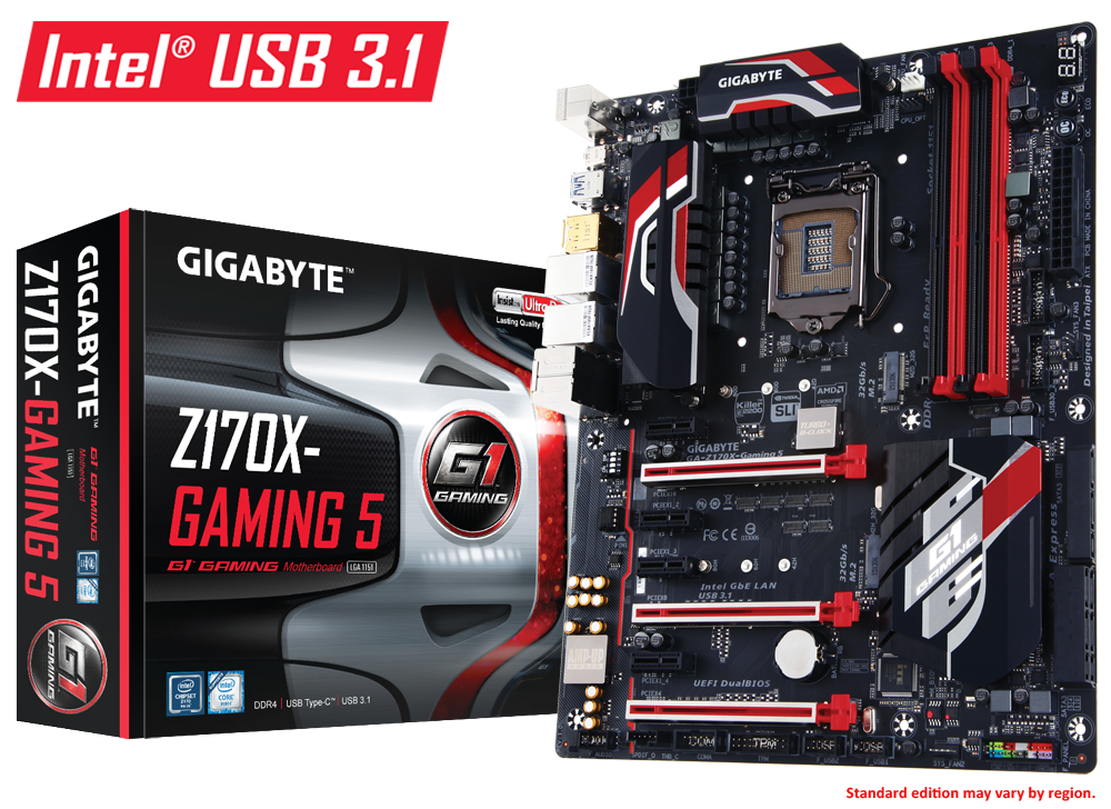 GA-Z170X-Gaming 5 (rev. 1.0) 產品介紹| 主機板- GIGABYTE 技嘉科技