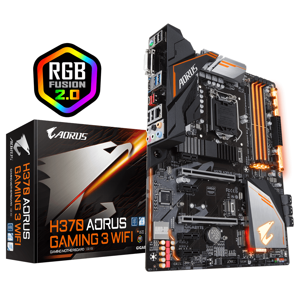 H370 AORUS GAMING 3 WIFI マザーボード H370 AORUS GAMING 3 WIFI (rev. 1.0) Key Features