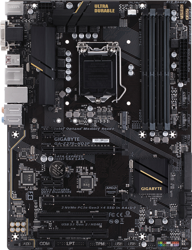 GA-Z270-HD3P (Rev. 1.0) - GIGABYTE Japan