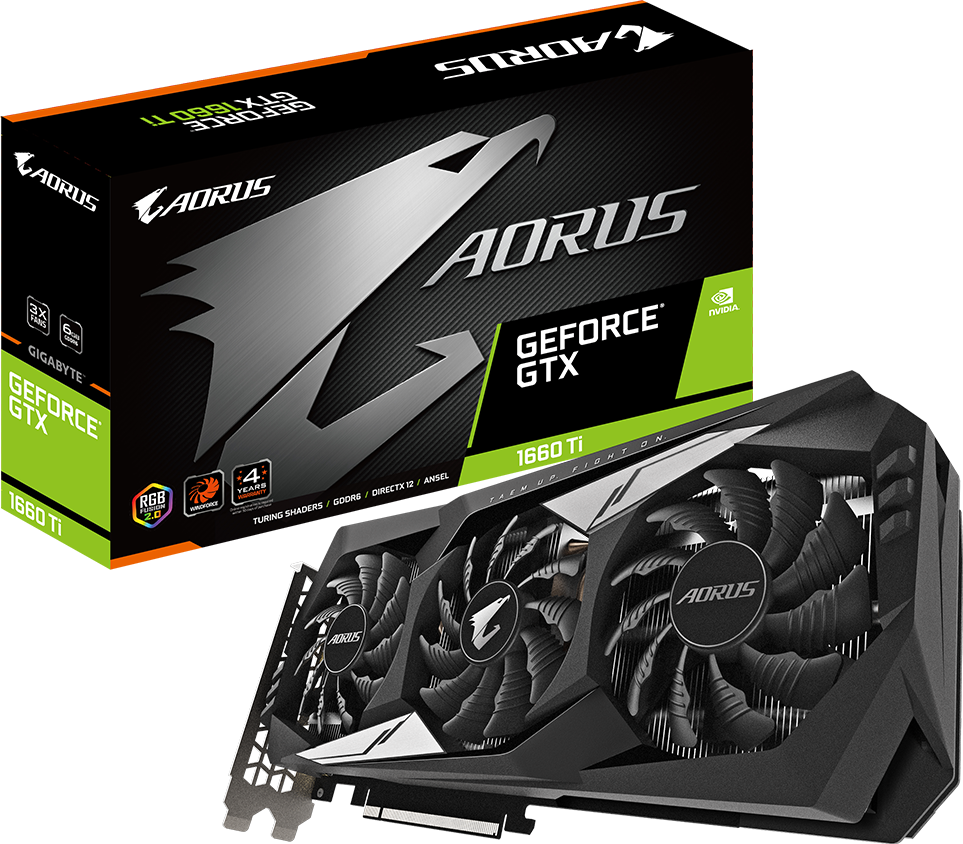 Graphics Card - AORUS GeForce® GTX 1660 Ti 6G