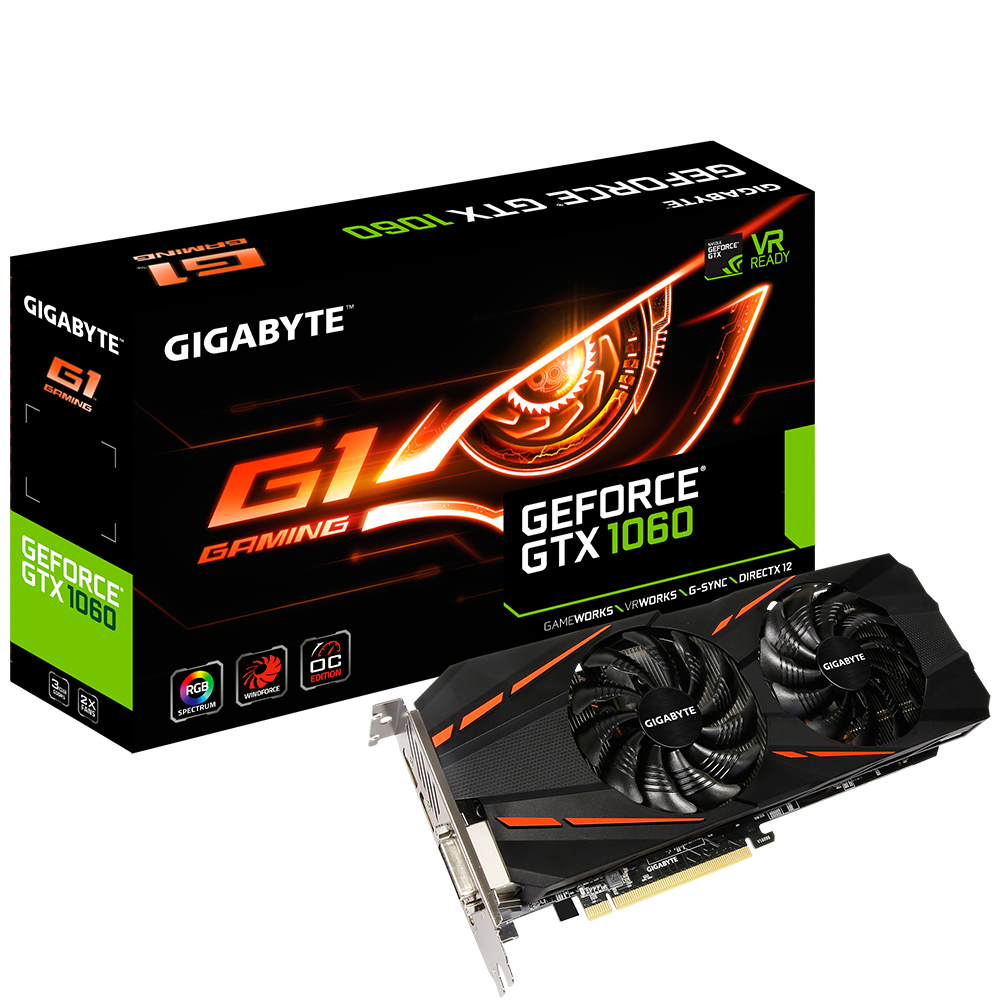 het is mooi Dom acuut GeForce® GTX 1060 G1 Gaming 3G｜AORUS - GIGABYTE Global