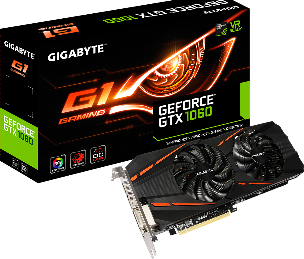 Graphics Card - GeForce® GTX 1060 G1 Gaming 3G