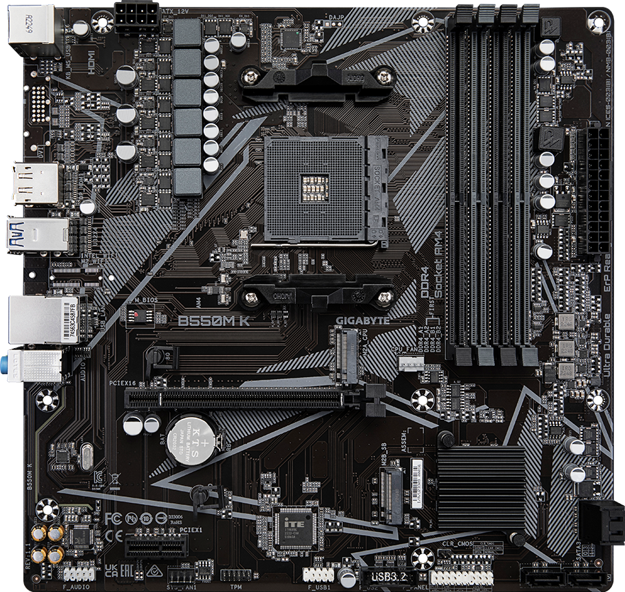 B550M K (Rev. 1.1) - GIGABYTE Global