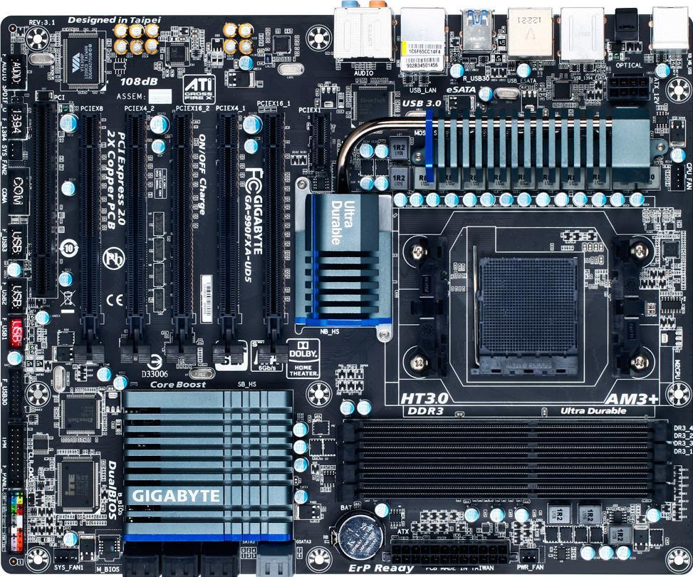 GA-990FXA-UD5 (Rev. 3.1) Motherboard - GIGABYTE Global