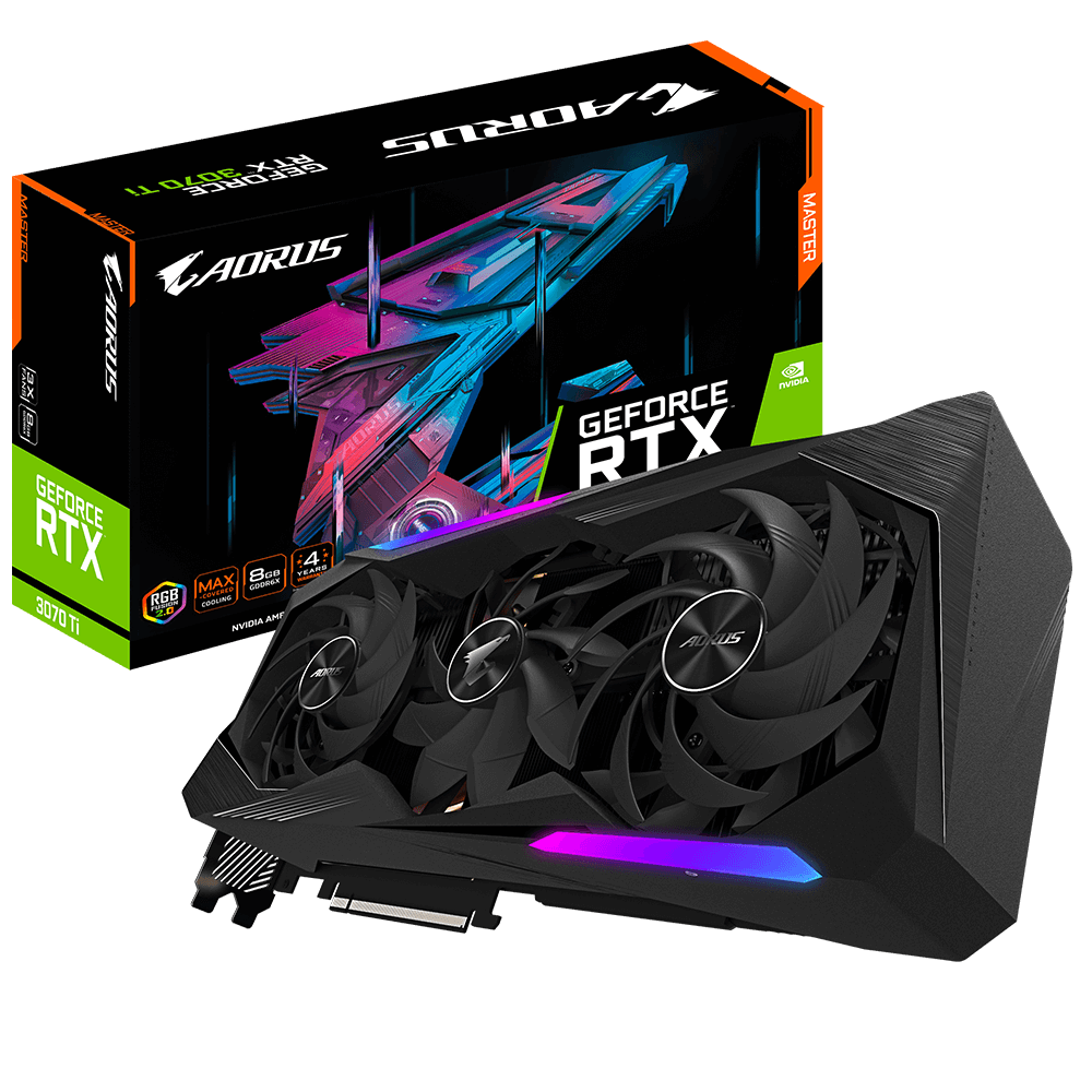 AORUS GeForce RTX 3070 Ti MASTER 8G Gallery Graphics Card