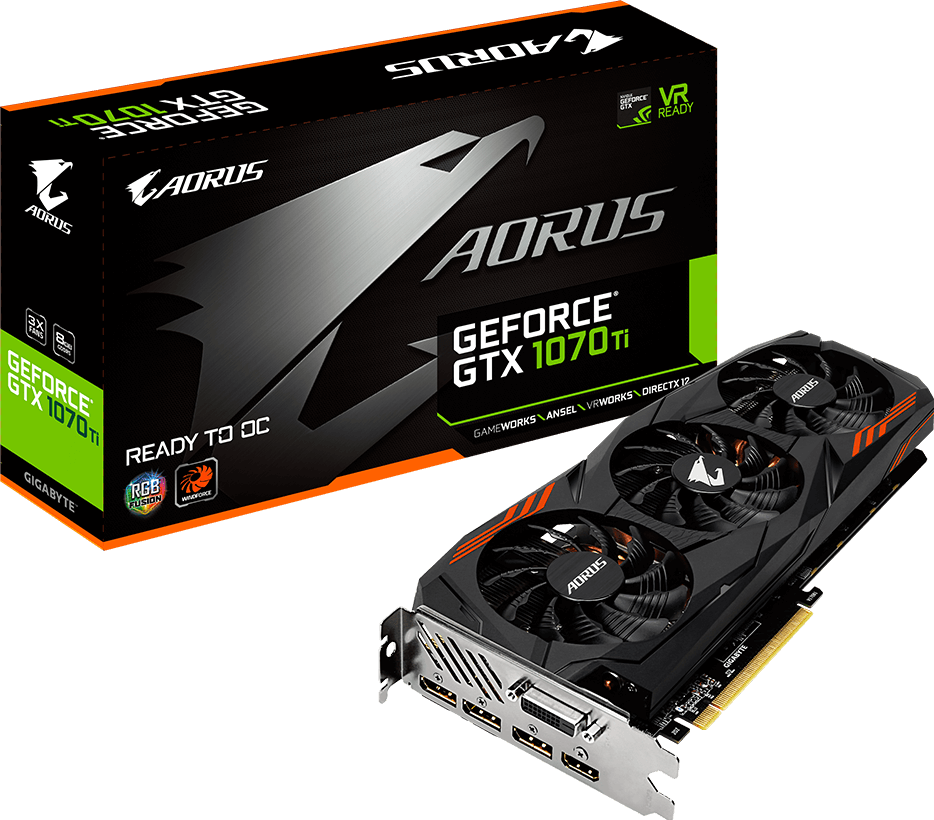 Graphics Card - AORUS GeForce® GTX 1070Ti 8G
