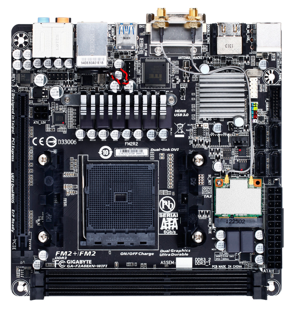 GA-F2A88XN-wifi　FM2 A10-6700T 16GB GA-F2A88XN-WIFI (rev. 3.0) Overview | Motherboard - GIGABYTE