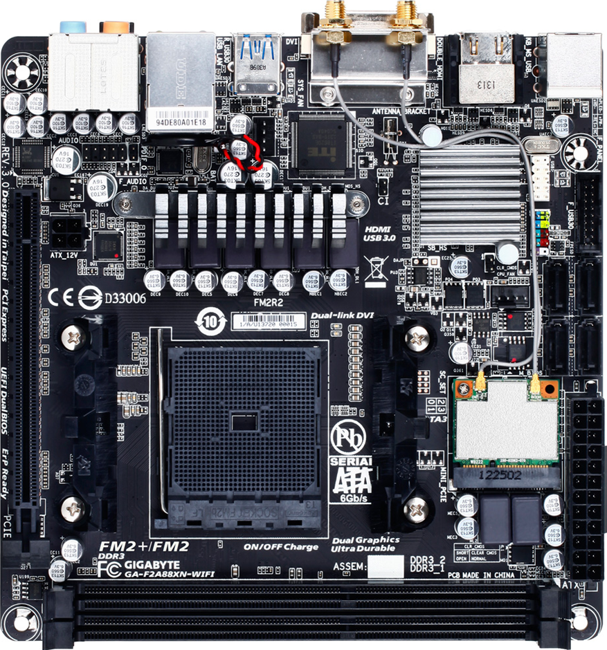 GA-F2A88XN-WIFI (Rev. 3.0) マザーボード - GIGABYTE Japan