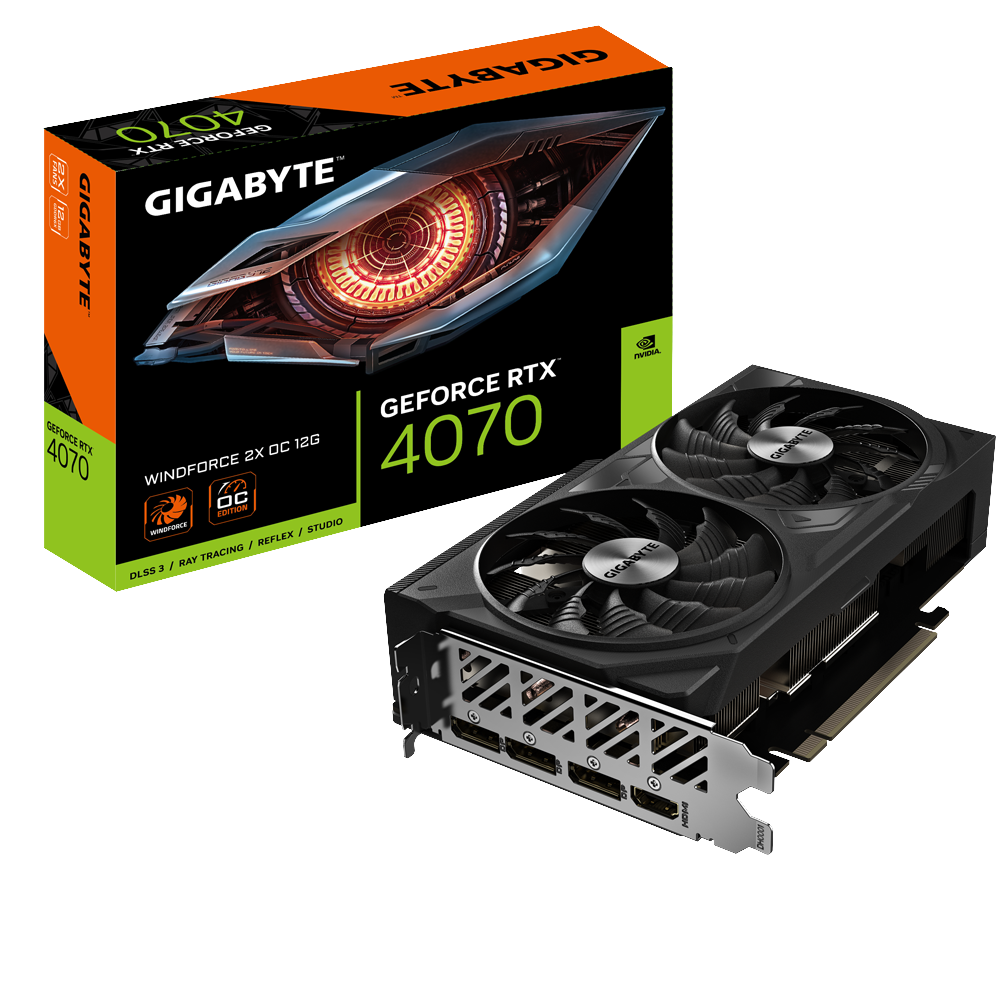 GeForce RTX™ 4070 WINDFORCE 2X OC 12G 精彩圖集 | 顯示卡 - GIGABYTE 技嘉科技