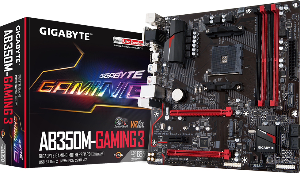 Motherboard - GA-AB350M-Gaming 3