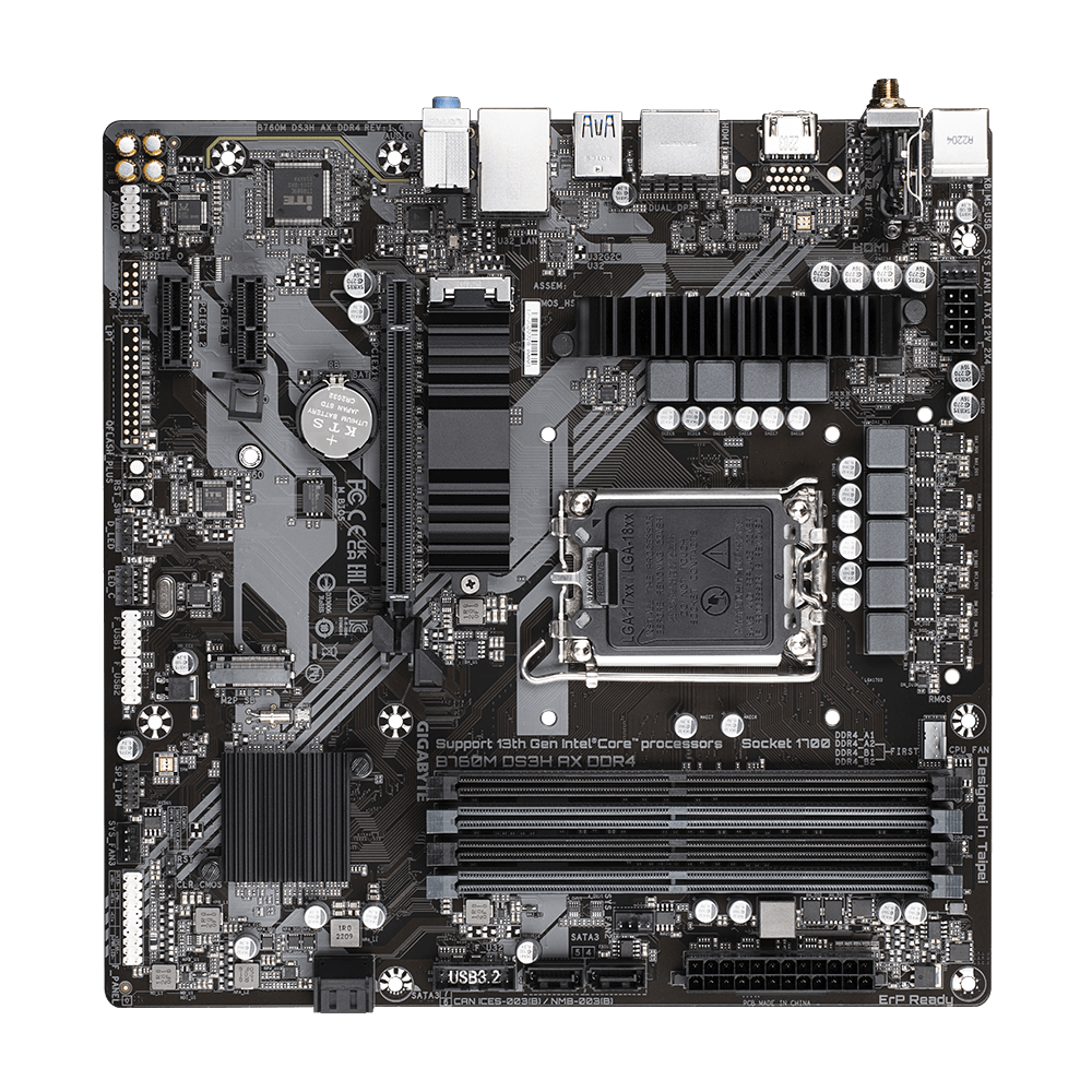 B760M DS3H AX DDR4 motherboard