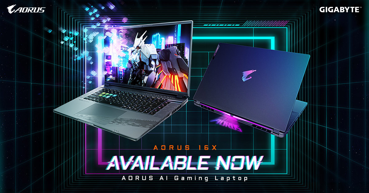Redefining Gaming Standards! AORUS 16X AI Gaming Laptop is Now Available for Purchase