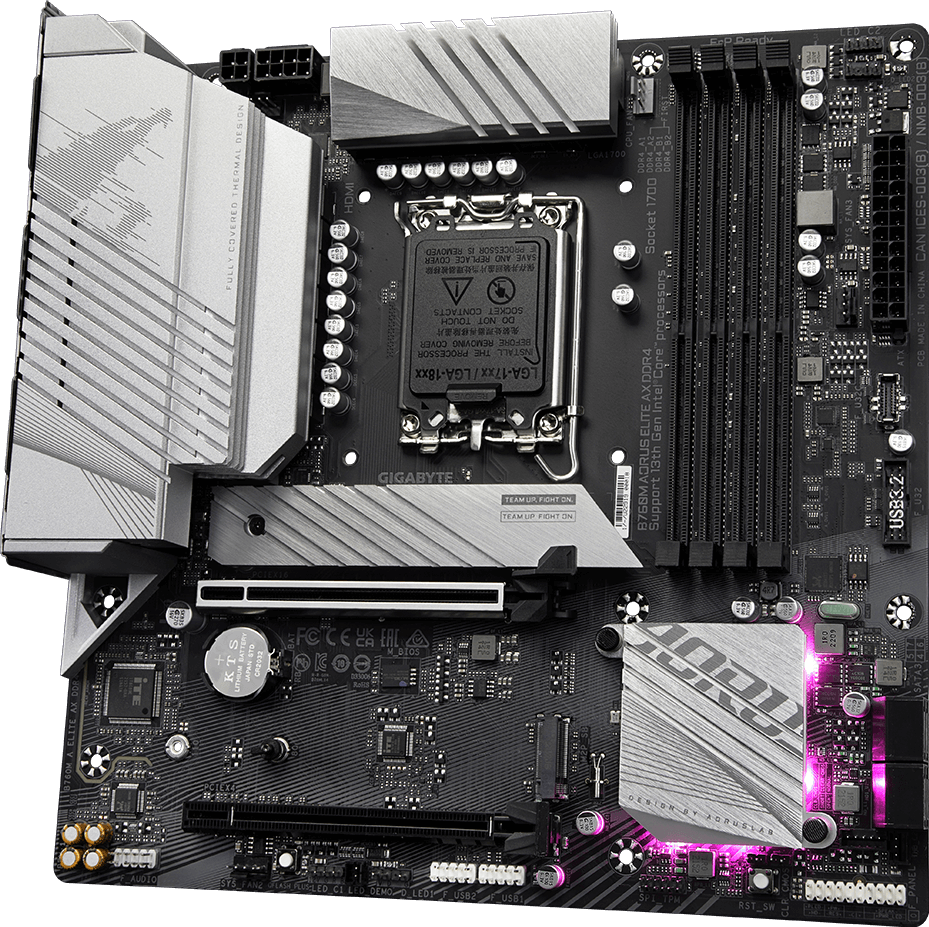 B760M AORUS ELITE AX DDR4 (Rev. 1.x) Motherboard - GIGABYTE Global