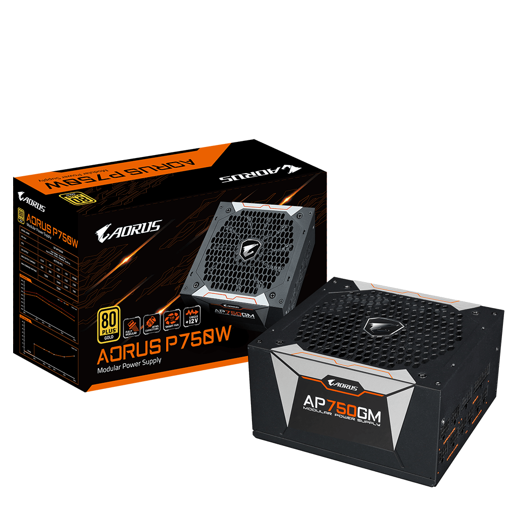 AORUS P750W 80+ GOLD Modular｜GIGABYTE