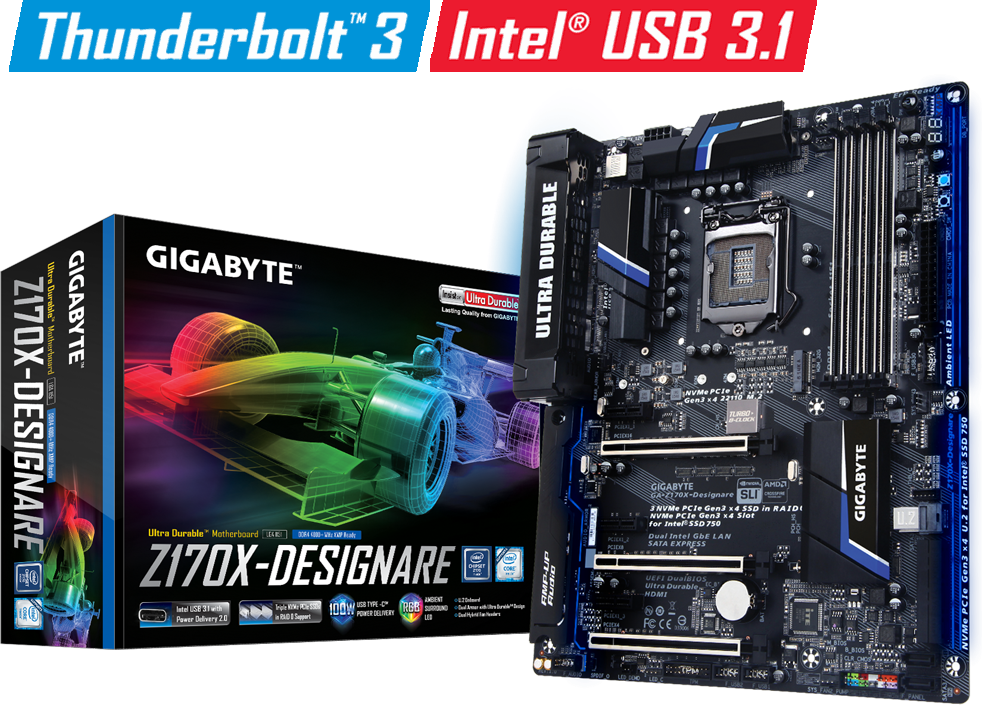 Motherboard - GA-Z170X-Designare