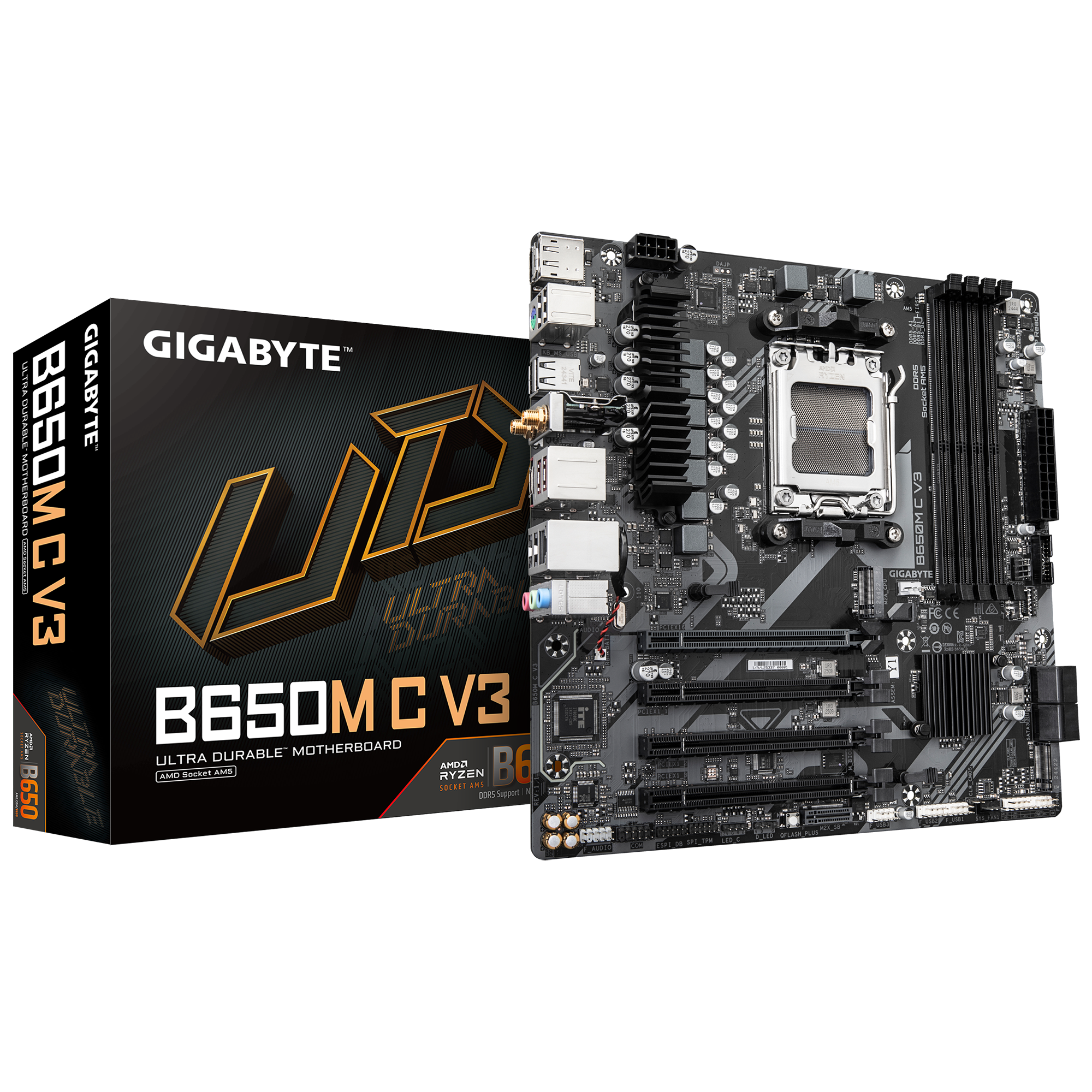 GIGABYTE B650M[新品●未使用] GIGABYTE B650M GAMING WIFI AMD AM5 DDR5 PCIe 4.0 x4 M.2 SSD MATX