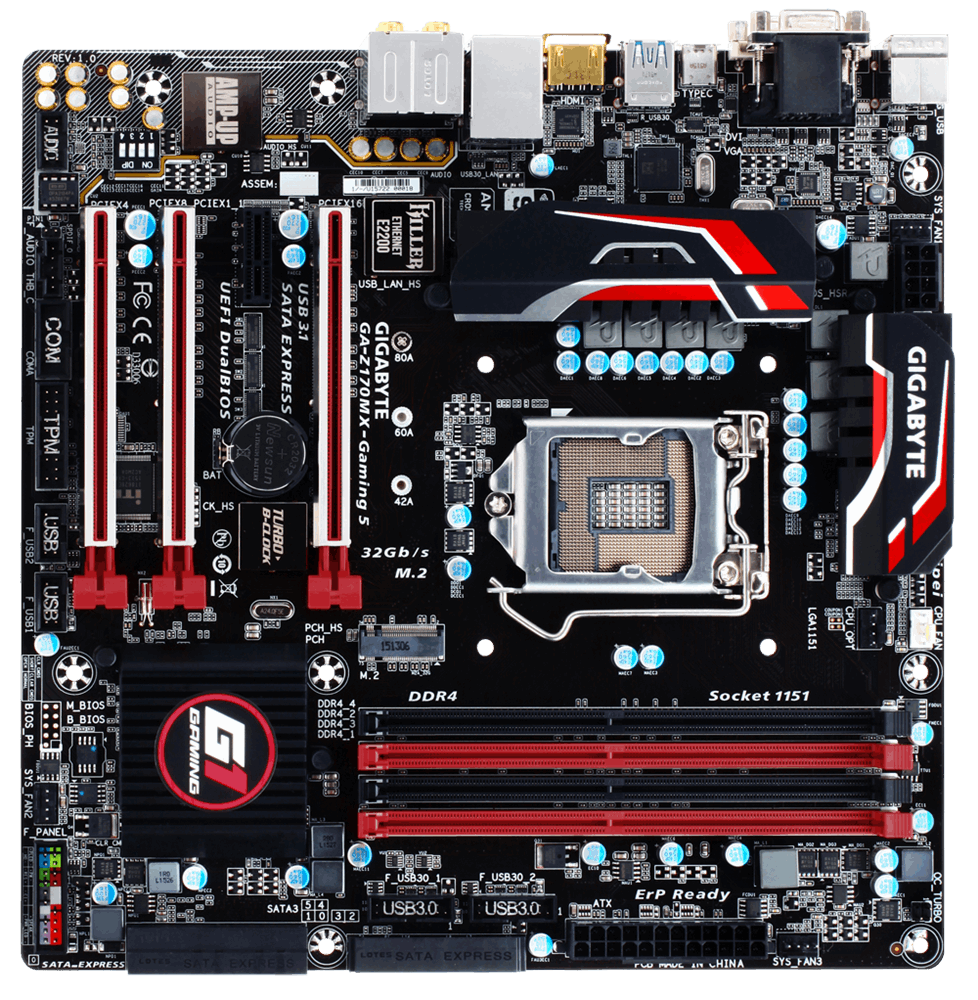 GA-Z170MX-Gaming 5 (rev. 1.0) Gallery | Motherboard - GIGABYTE Global