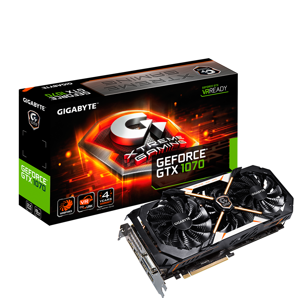 GeForce® GTX 1070 Xtreme Gaming 8G｜AORUS - GIGABYTE 