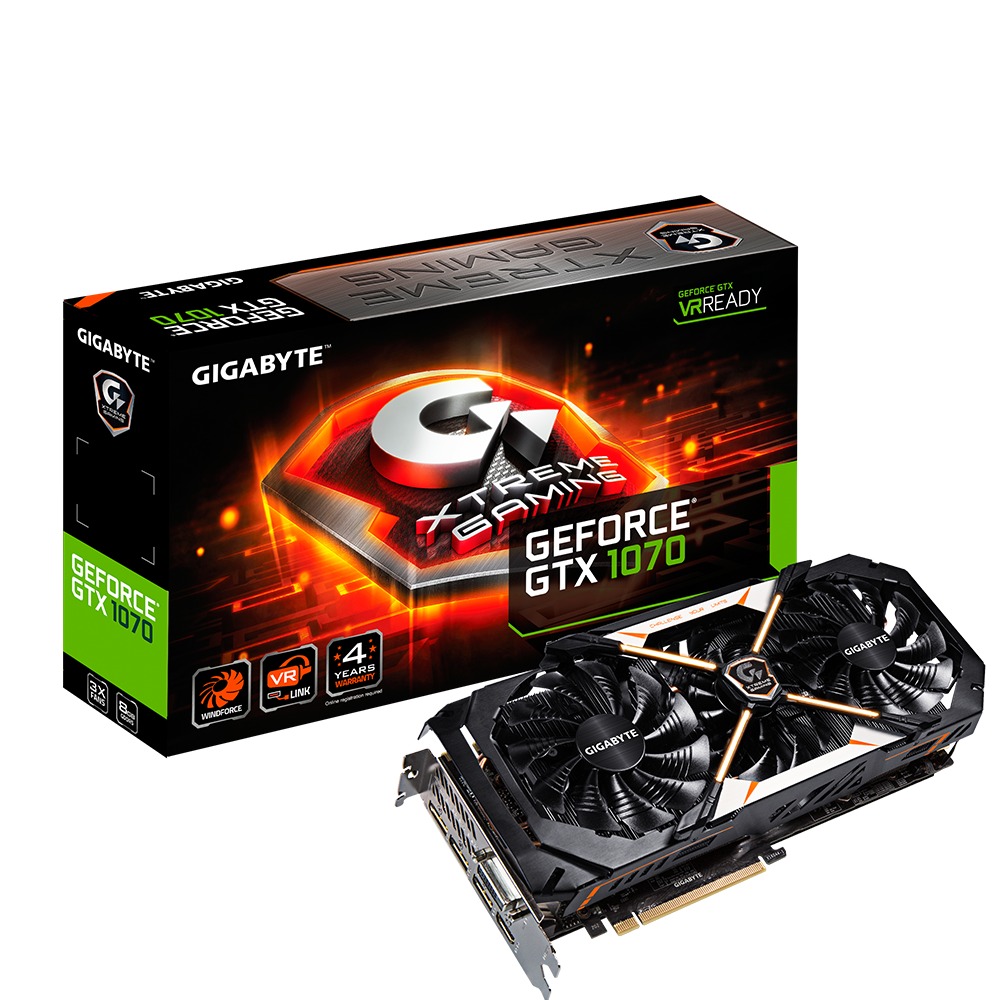 GeForce® GTX 1070 Xtreme Gaming 8G (rev. 1.0) Key Features 