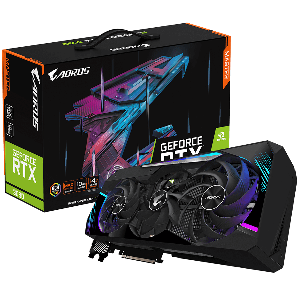 AORUS GeForce RTX™ 3080 MASTER 10G (rev. 1.0) Gallery