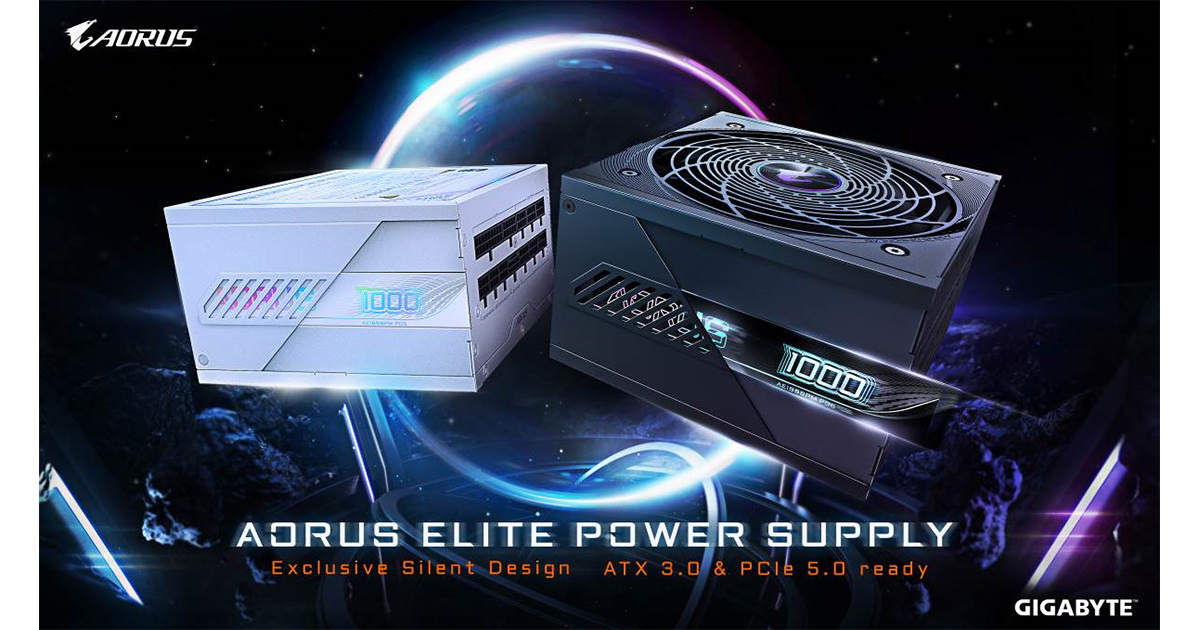 GIGABYTE Launches the AORUS ELITE Series Power Supplies