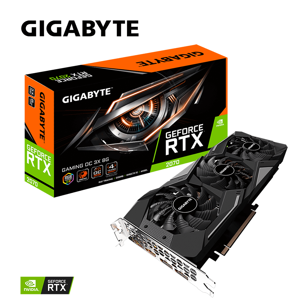 GeForce RTX 2070 GAMING OC 3X 8G AORUS GIGABYTE