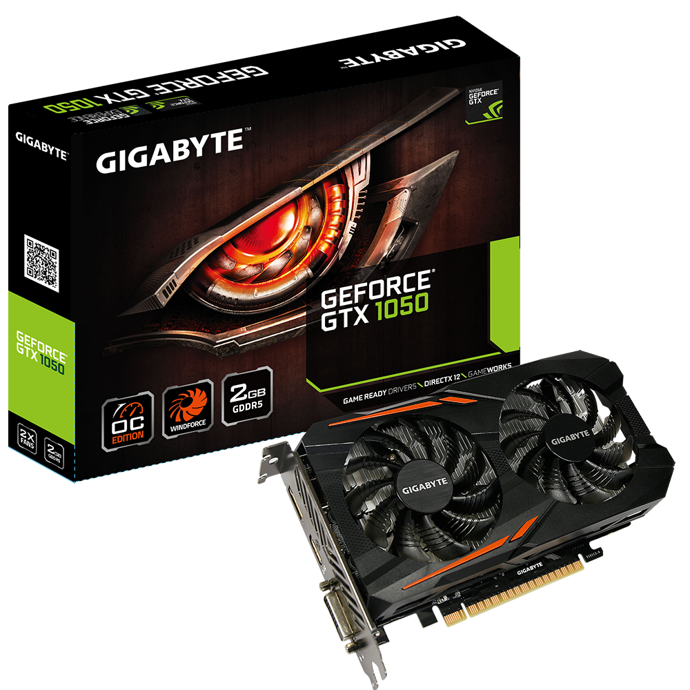 GeForce® GTX 1050 OC 2G(rev1.0/rev1.1)｜AORUS - GIGABYTE Россия