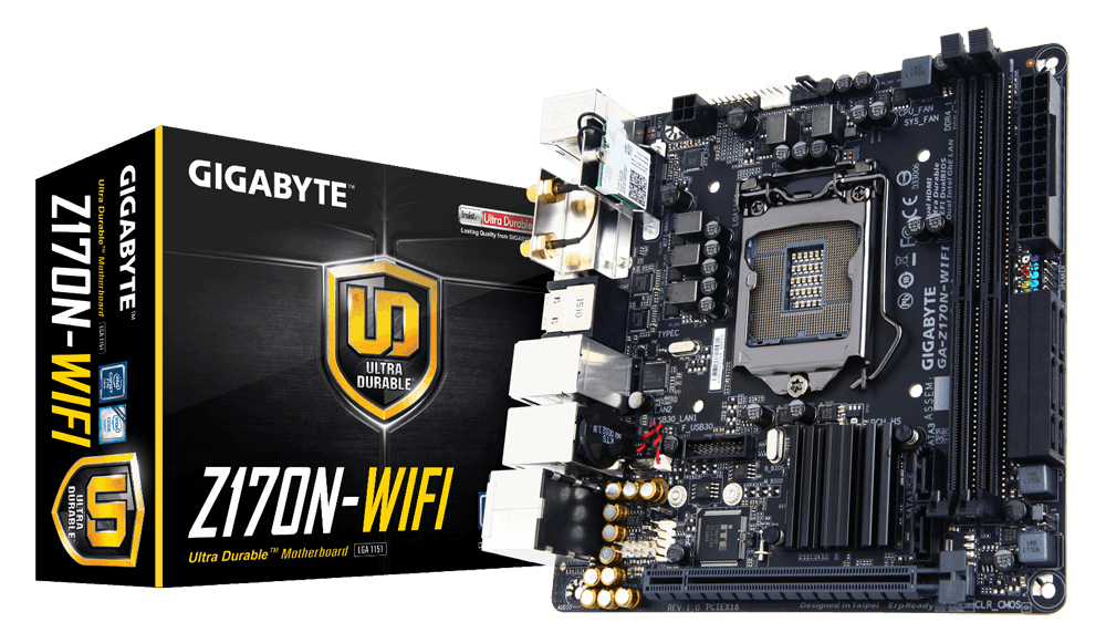 オーダー受付中 Gigabyte LGA1151 Intel Z170 Mini-ITX DDR4 Motherboard GA-Z170N-W  マザーボード FONDOBLAKA