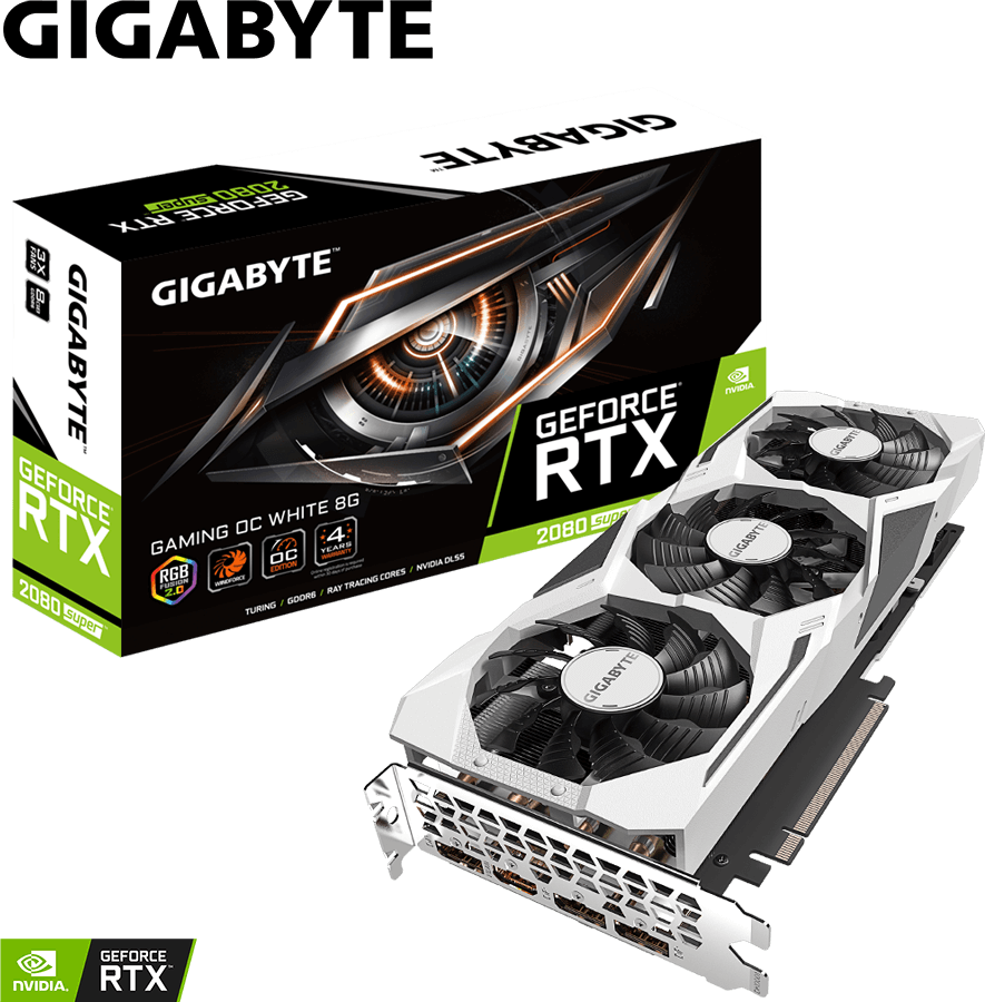 GeForce® RTX 2080 SUPER™ GAMING OC WHITE 8G - GIGABYTE Brazil