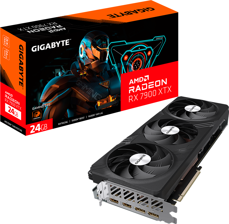 【美品、動作確認済み】Radeon RX 7900 XTX 24GB Radeon™ RX 7900 XTX GAMING 24G - GIGABYTE U.S.A.