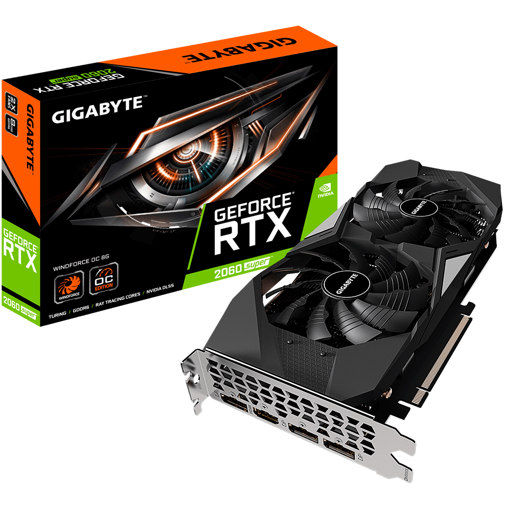 Gigabyte GeForce RTX 2060 Super Windforce OC 8G グラフィック