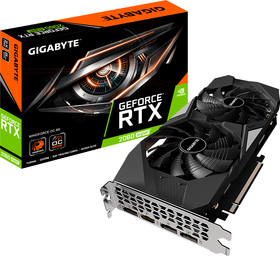 Graphics Card - GeForce® RTX 2060 SUPER™ WINDFORCE OC 8G