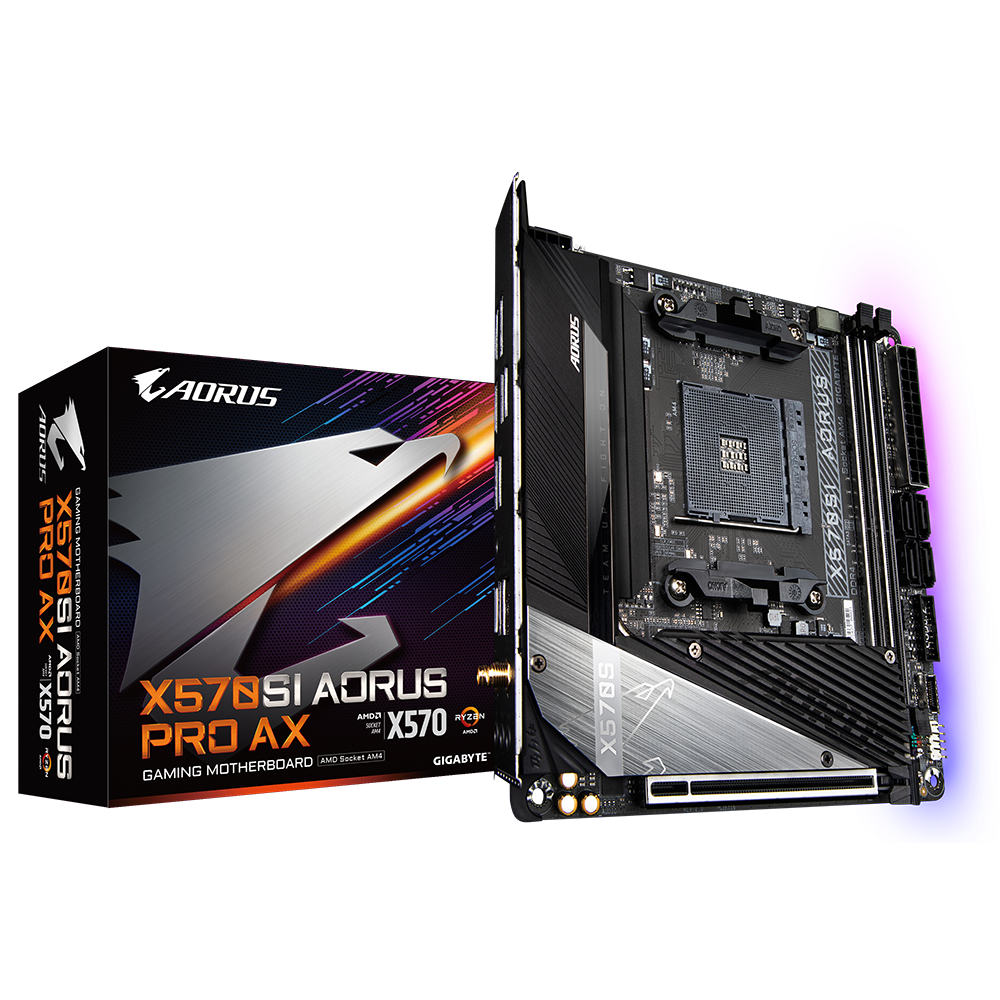 GIGABYTE B550I AORUS PRO AX マザーボード MiniITX AMD B550 チップ