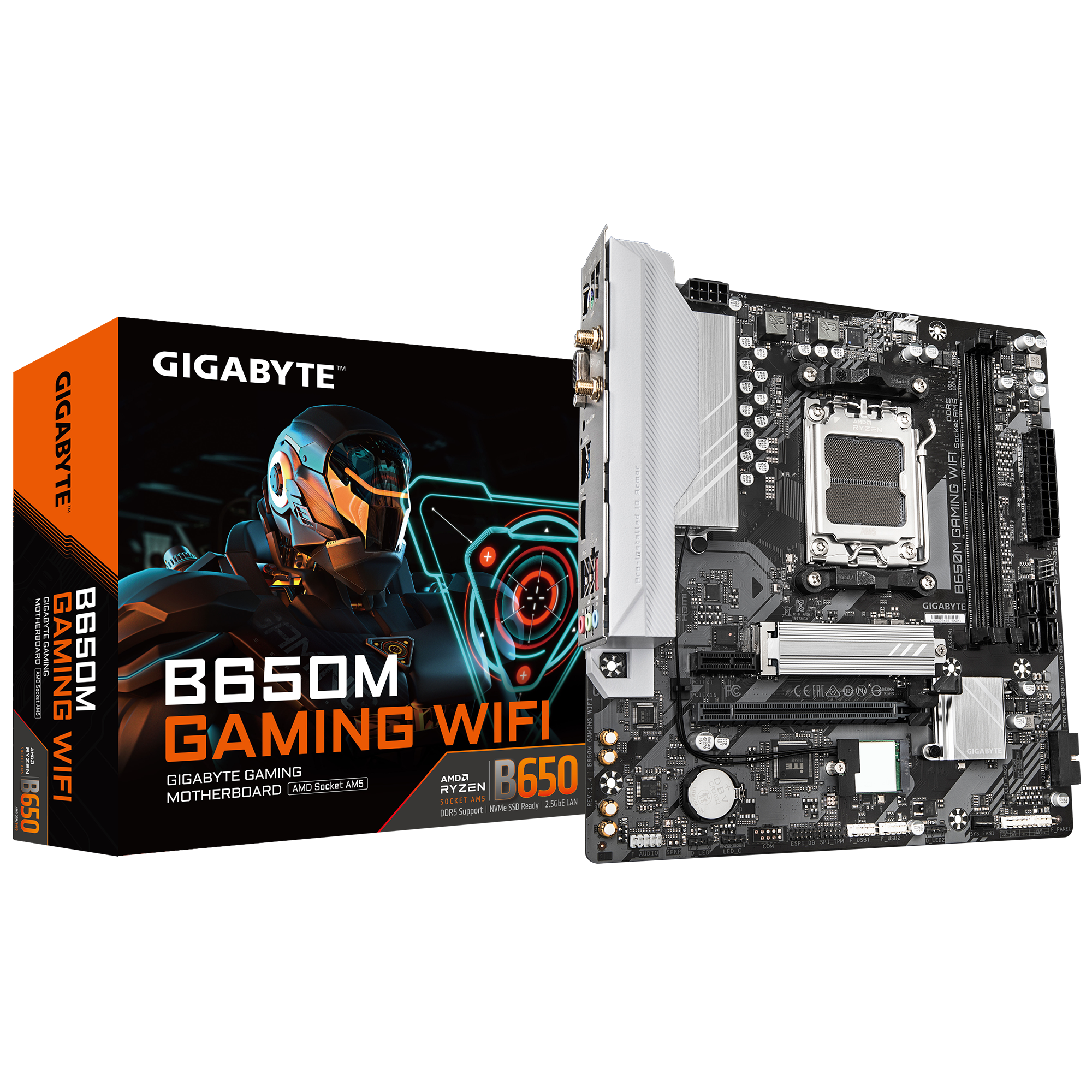 マザーボード GIGABYTE B650M GAMING WIFI + RYZEN 7700 B650M GAMING WIFI (rev. 1.4) Key Features | Motherboard - GIGABYTE