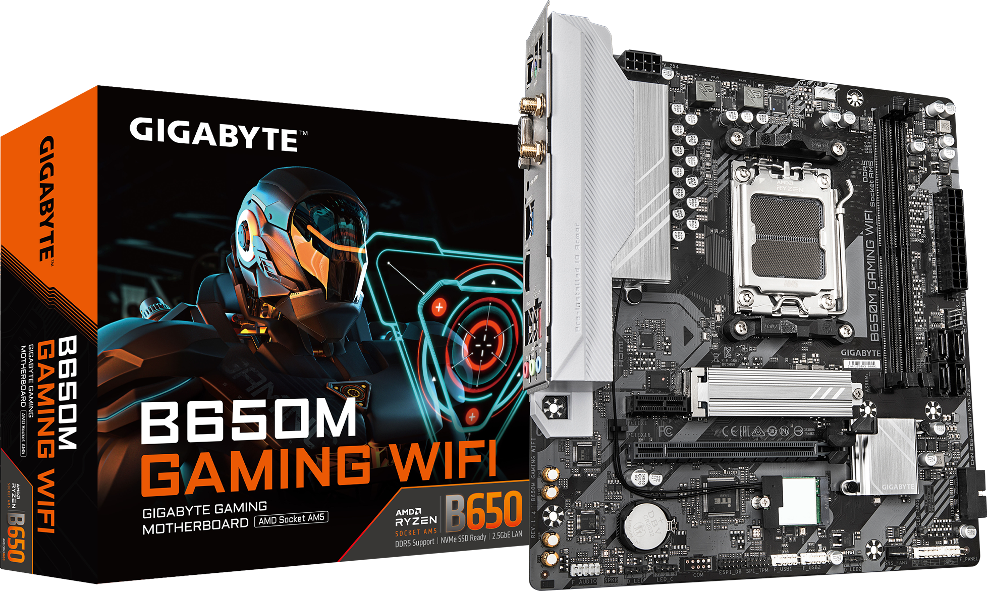マザーボード GIGABYTE B650M GAMING WIFI + RYZEN 7700 B650M GAMING WIFI (Rev. 1.4) - GIGABYTE Global