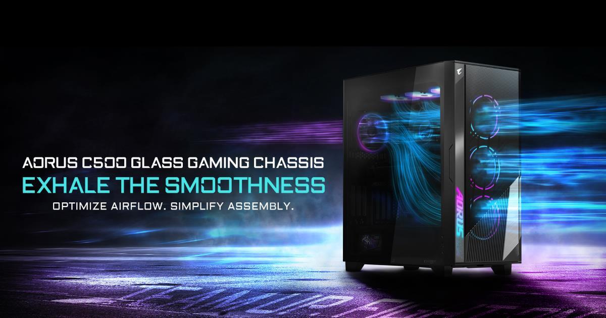 GIGABYTE Launches the New Gaming Case – AORUS C500 GLASS