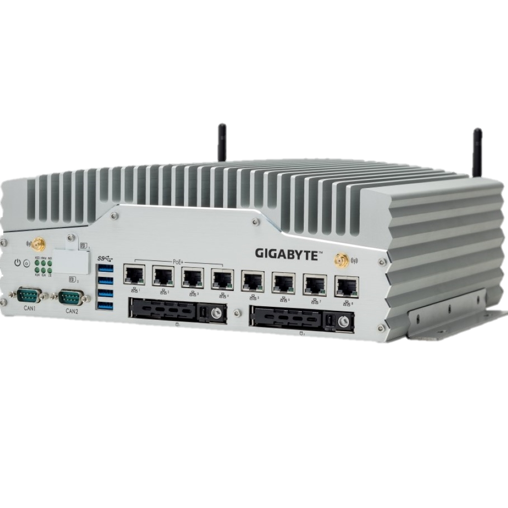 ADCU3-100T1000 - Embedded in-vehicle computer with powerful AI accelerated computing feature. Designed for in-vehicle artificial intelligence and 5G edge computing.