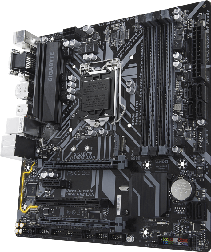 B360M D3H (Rev. 1.0) - GIGABYTE Brazil