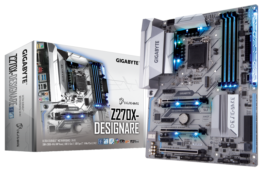 GA-Z270X-DESIGNARE (rev. 1.0) Key Features | Motherboard