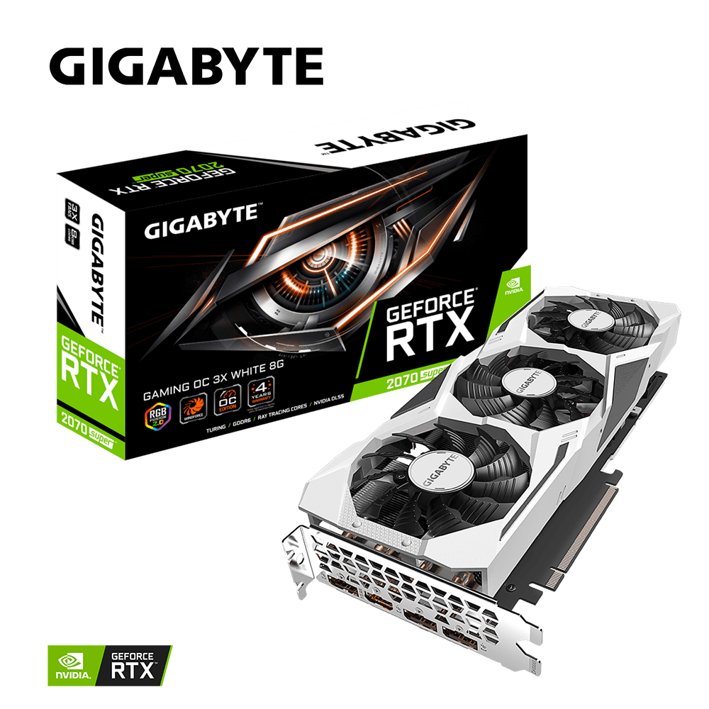 GeForce® RTX 2070 SUPER™ GAMING OC 3X WHITE 8G｜AORUS - GIGABYTE Россия