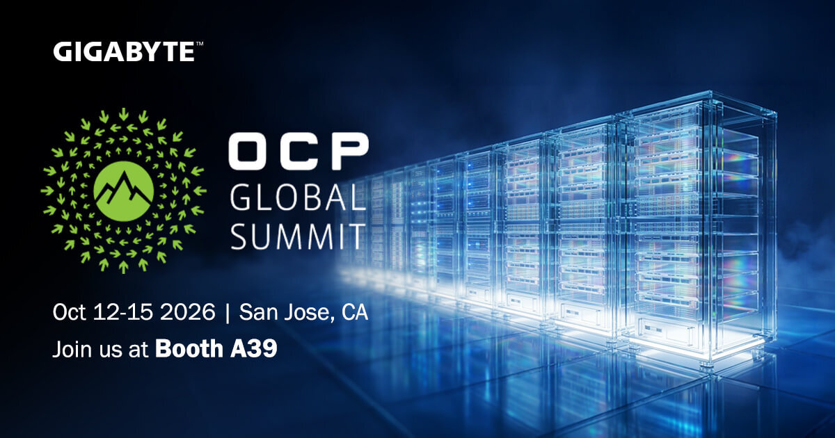 Giga Computing Proves Rack-Scale Architecture is Enabling AI and Cloud Data Flourish; on Display at OCP Global Summit 2026