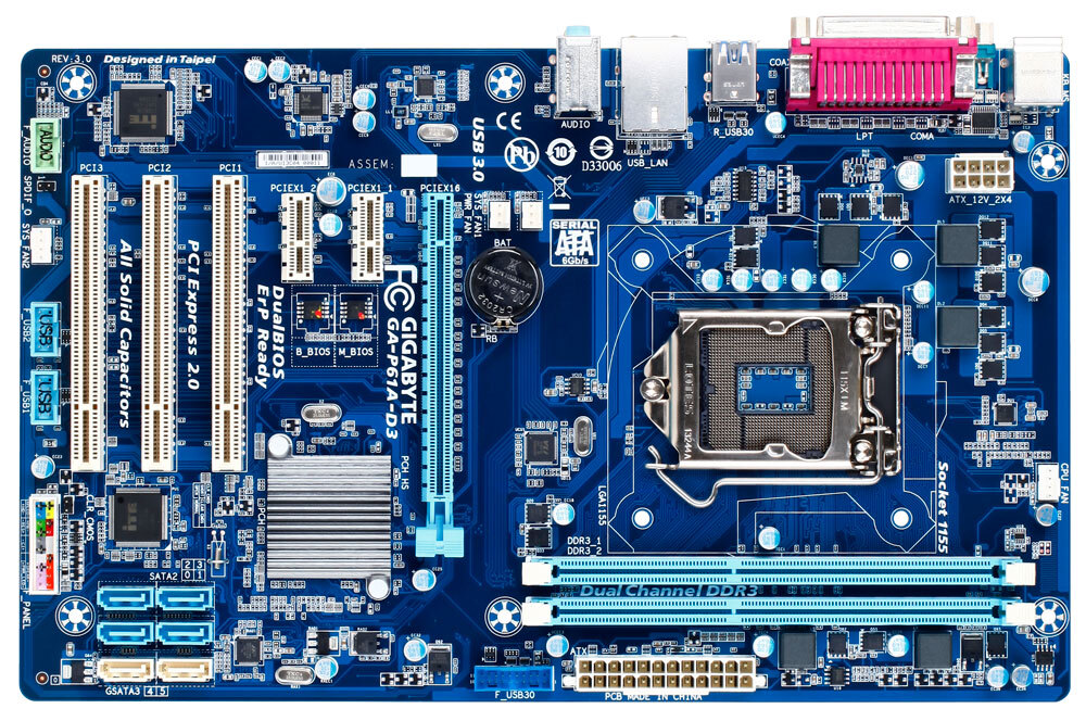 GA-P61A-D3 (rev. 3.0) Gallery | Motherboard - GIGABYTE Fiji