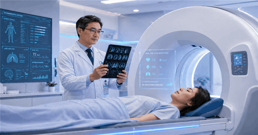 AI 肺部影像輔助診療應用