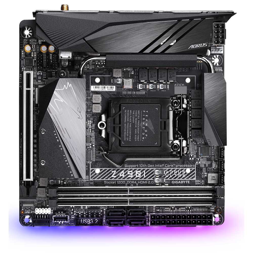 逸品】 Z490I （動作品）マザーボード AORUS mini-itx ULTRA 