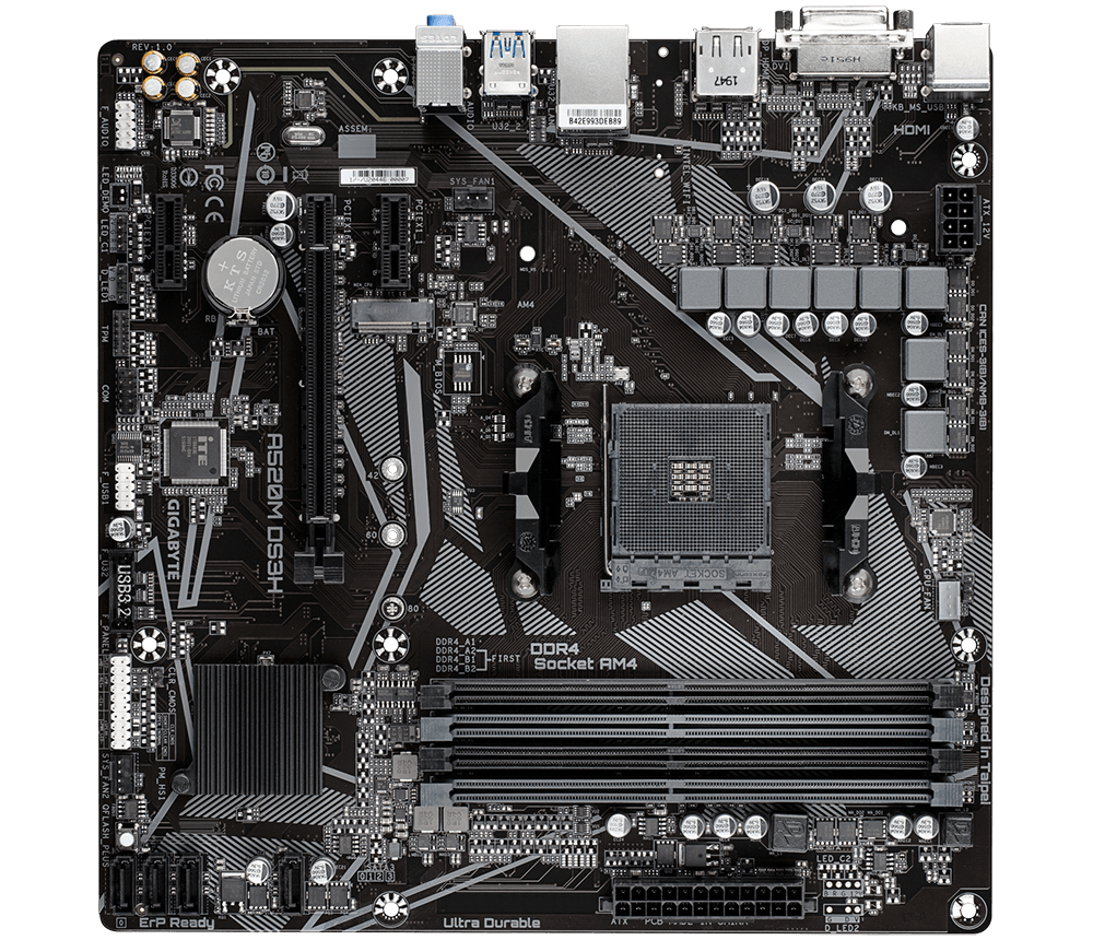 A22M DS22H (rev. 22.x) Key Features  Motherboard - GIGABYTE Global